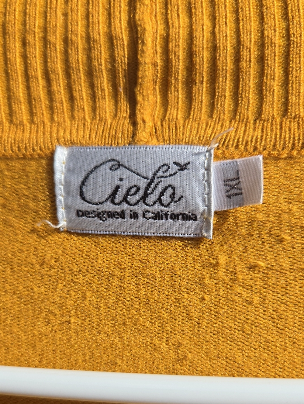 Cielo Women's Golden Yellow Open-Front Cardigan - Picture 2 of 4